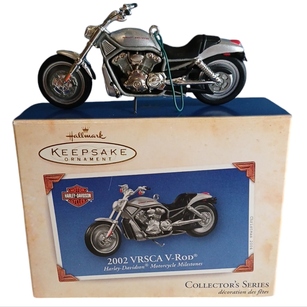 Hallmark Harley-Davidson 2002 VRSCA V-Rod Keepsake Ornament - Picture 1 of 8
